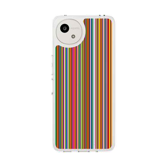 スリムプロテクションケース［ Colorful Stripe ］
