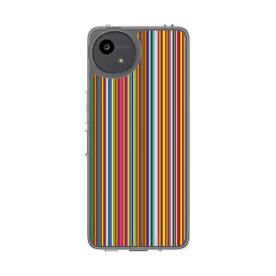 スリムプロテクションケース［ Colorful Stripe ］