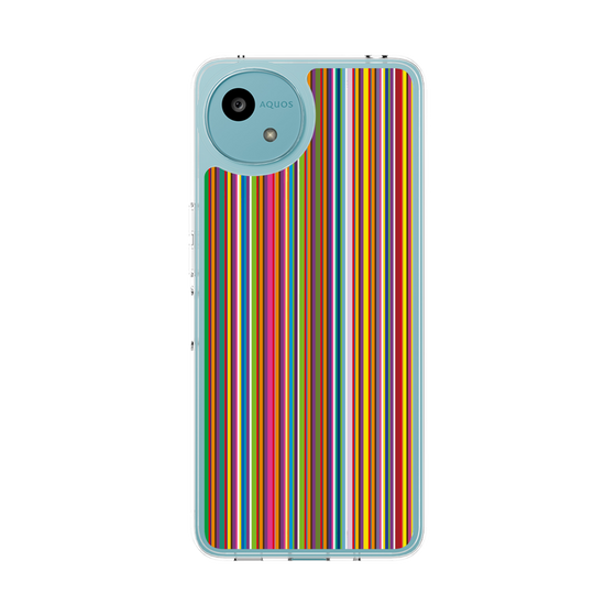 スリムプロテクションケース［ Colorful Stripe ］