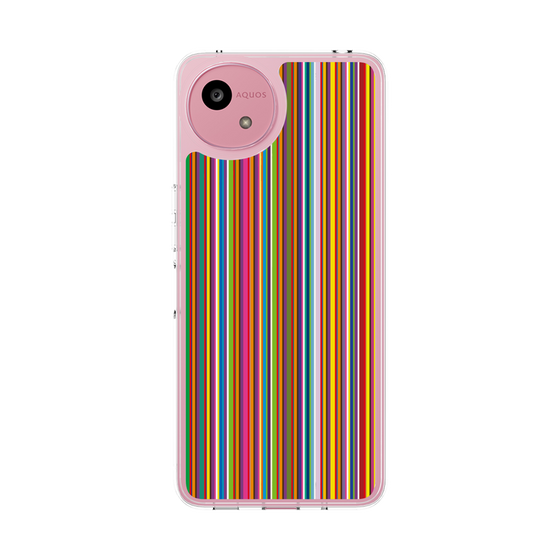 スリムプロテクションケース［ Colorful Stripe ］
