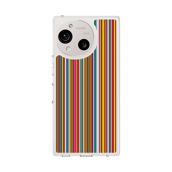 スリムプロテクションケース［ Colorful Stripe ］