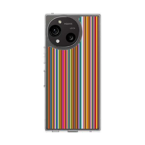 スリムプロテクションケース［ Colorful Stripe ］