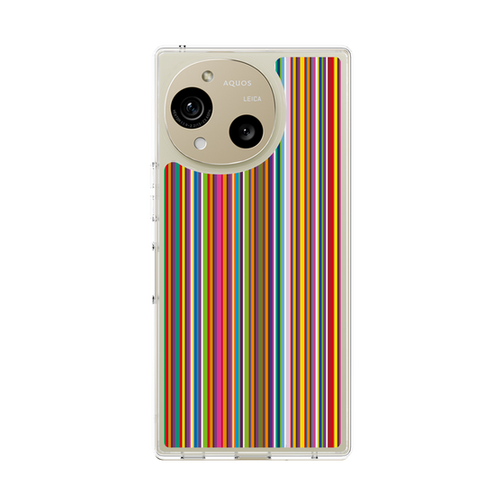 スリムプロテクションケース［ Colorful Stripe ］