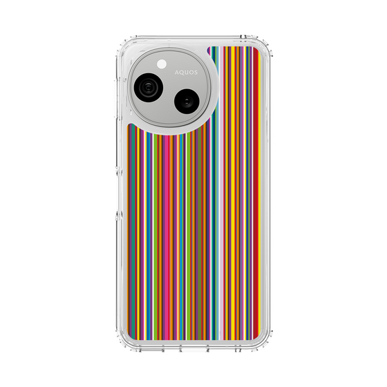 スリムプロテクションケース［ Colorful Stripe ］