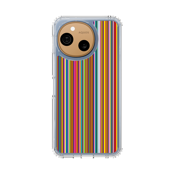 スリムプロテクションケース［ Colorful Stripe ］