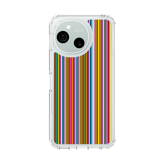 スリムプロテクションケース［ Colorful Stripe ］