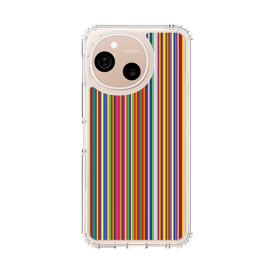 スリムプロテクションケース［ Colorful Stripe ］