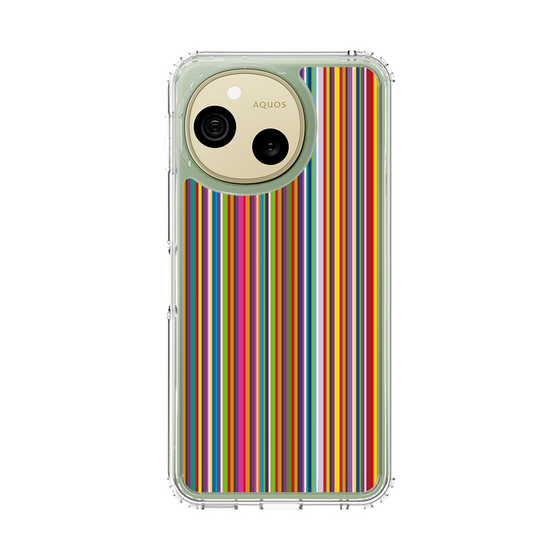 スリムプロテクションケース［ Colorful Stripe ］