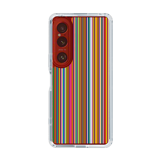 スリムプロテクションケース［ Colorful Stripe ］