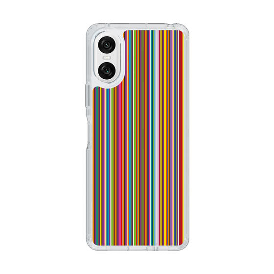 スリムプロテクションケース［ Colorful Stripe ］