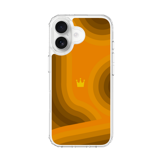 スリムプロテクションケース［ CASEPLAY Winding Pattern - Orange ］