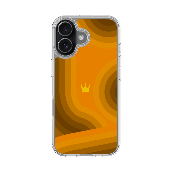 スリムプロテクションケース［ CASEPLAY Winding Pattern - Orange ］