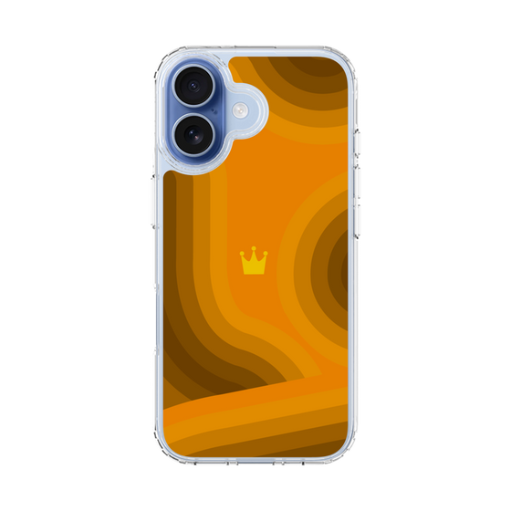 スリムプロテクションケース［ CASEPLAY Winding Pattern - Orange ］