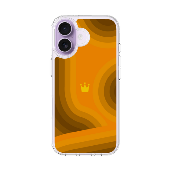 スリムプロテクションケース［ CASEPLAY Winding Pattern - Orange ］