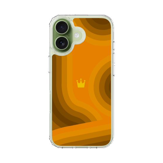 スリムプロテクションケース［ CASEPLAY Winding Pattern - Orange ］