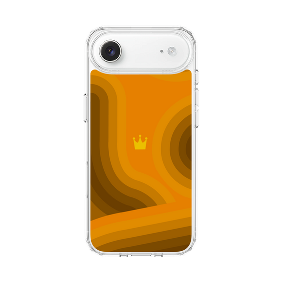 スリムプロテクションケース［ CASEPLAY Winding Pattern - Orange ］