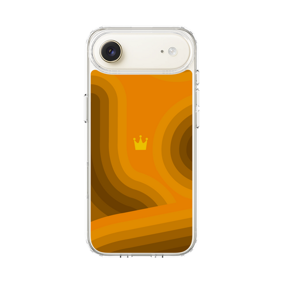 スリムプロテクションケース［ CASEPLAY Winding Pattern - Orange ］