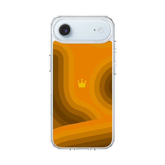 スリムプロテクションケース［ CASEPLAY Winding Pattern - Orange ］