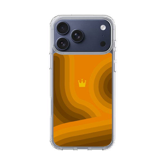 スリムプロテクションケース［ CASEPLAY Winding Pattern - Orange ］