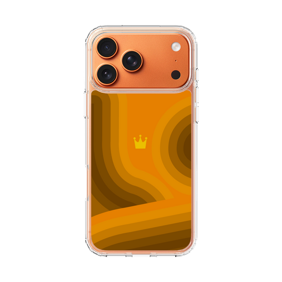 スリムプロテクションケース［ CASEPLAY Winding Pattern - Orange ］