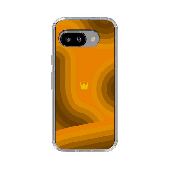 スリムプロテクションケース［ CASEPLAY Winding Pattern - Orange ］