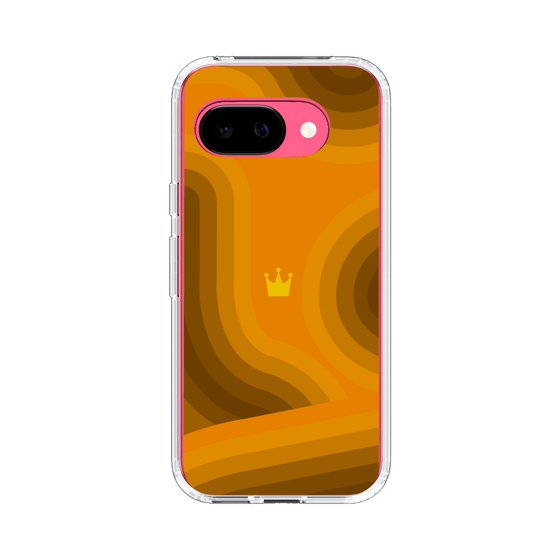 スリムプロテクションケース［ CASEPLAY Winding Pattern - Orange ］