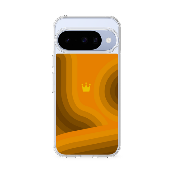 スリムプロテクションケース［ CASEPLAY Winding Pattern - Orange ］
