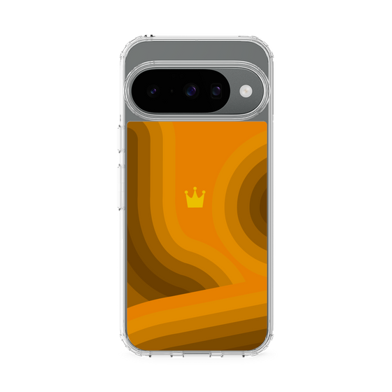 スリムプロテクションケース［ CASEPLAY Winding Pattern - Orange ］