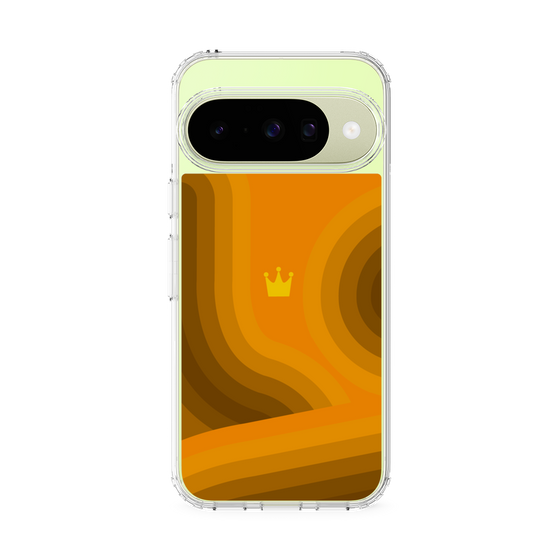 スリムプロテクションケース［ CASEPLAY Winding Pattern - Orange ］