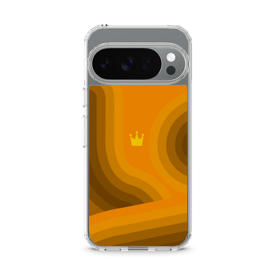 スリムプロテクションケース［ CASEPLAY Winding Pattern - Orange ］