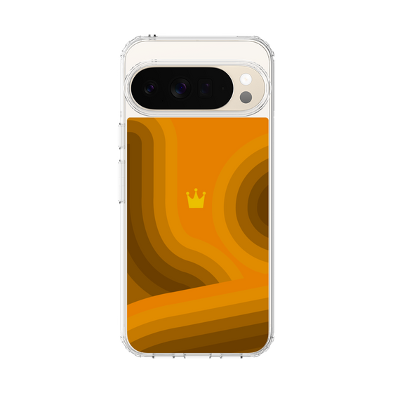 スリムプロテクションケース［ CASEPLAY Winding Pattern - Orange ］