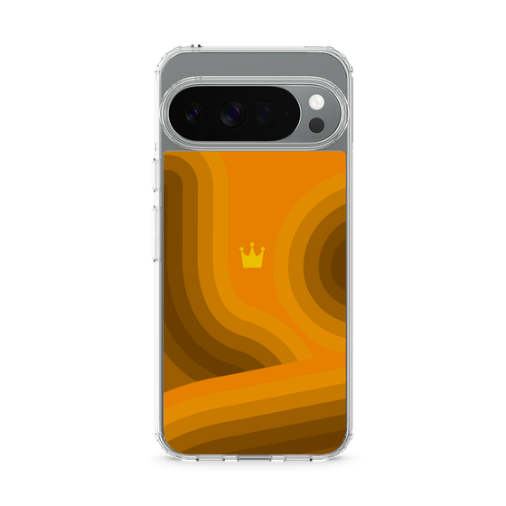 スリムプロテクションケース［ CASEPLAY Winding Pattern - Orange ］