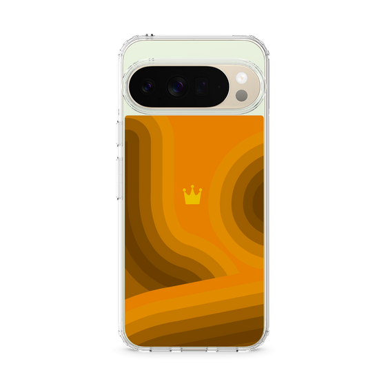 スリムプロテクションケース［ CASEPLAY Winding Pattern - Orange ］