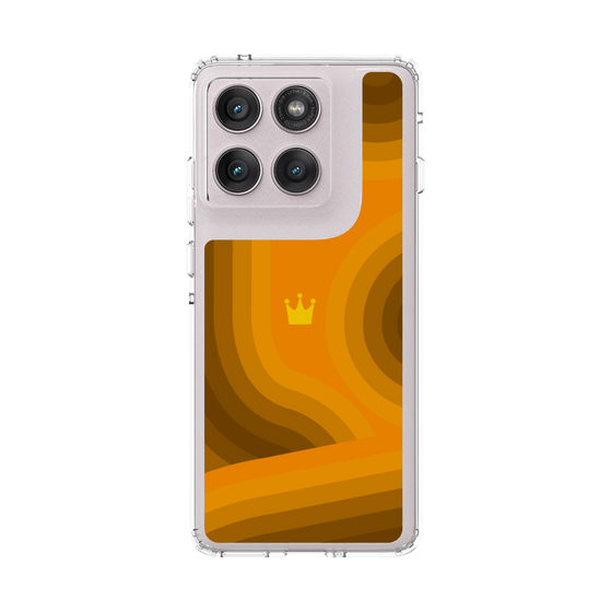 スリムプロテクションケース［ CASEPLAY Winding Pattern - Orange ］