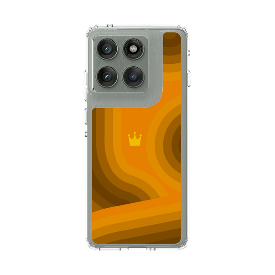 スリムプロテクションケース［ CASEPLAY Winding Pattern - Orange ］