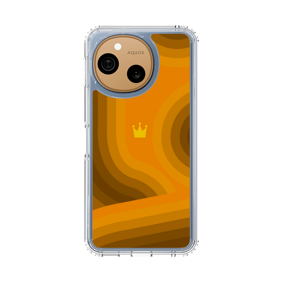 スリムプロテクションケース［ CASEPLAY Winding Pattern - Orange ］