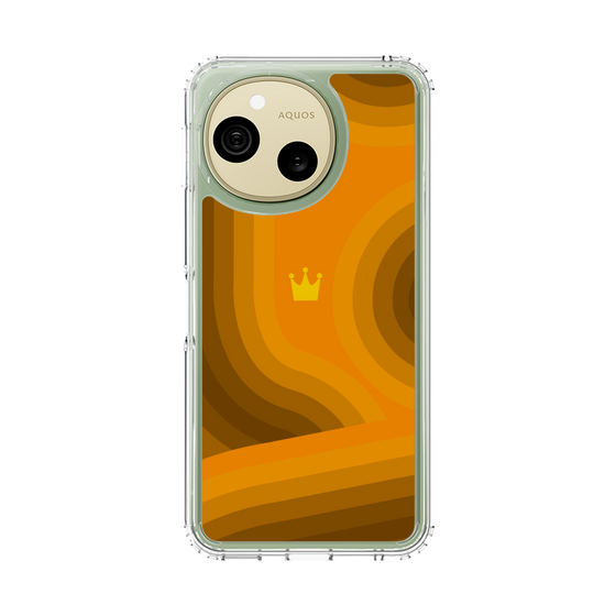 スリムプロテクションケース［ CASEPLAY Winding Pattern - Orange ］