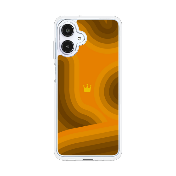 スリムプロテクションケース［ CASEPLAY Winding Pattern - Orange ］