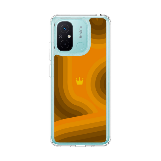 スリムプロテクションケース［ CASEPLAY Winding Pattern - Orange ］