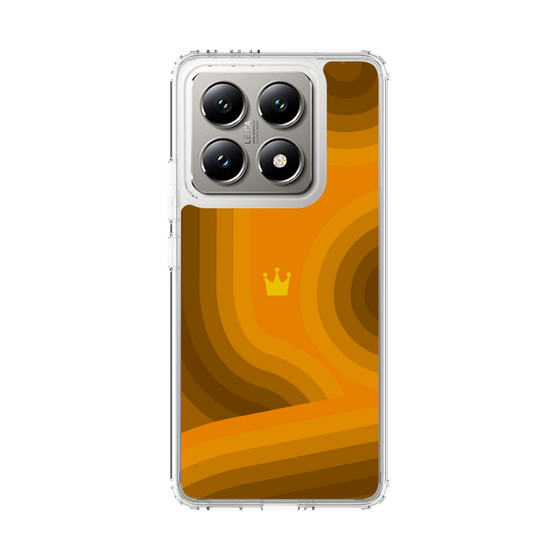 スリムプロテクションケース［ CASEPLAY Winding Pattern - Orange ］