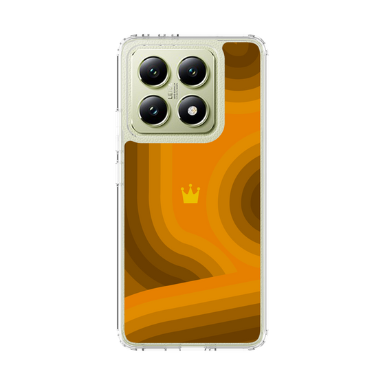 スリムプロテクションケース［ CASEPLAY Winding Pattern - Orange ］