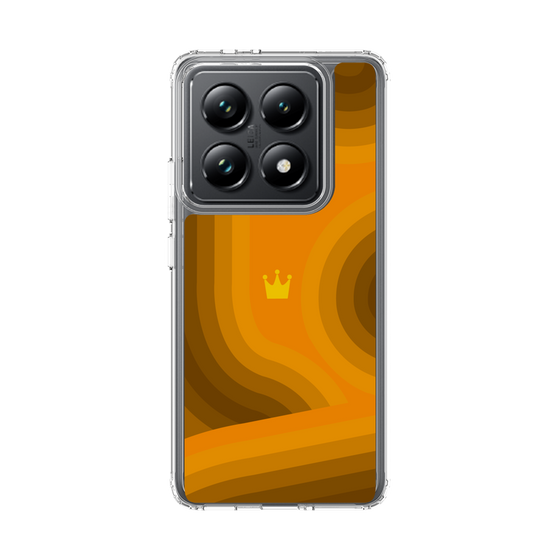 スリムプロテクションケース［ CASEPLAY Winding Pattern - Orange ］