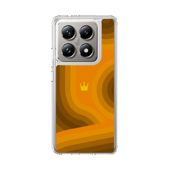 スリムプロテクションケース［ CASEPLAY Winding Pattern - Orange ］
