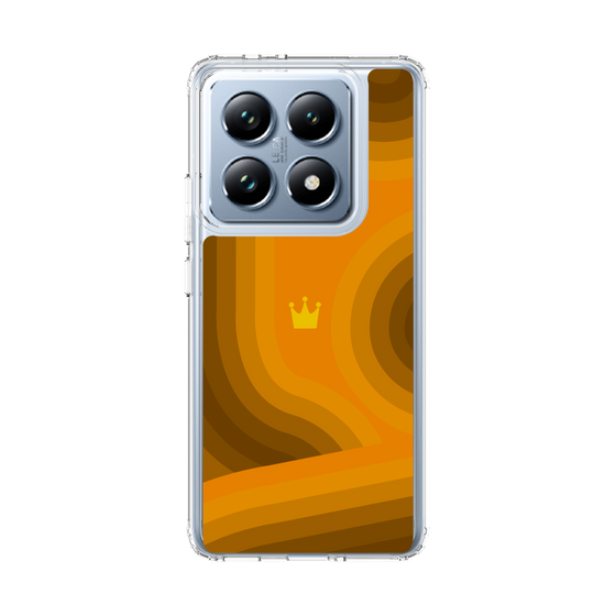 スリムプロテクションケース［ CASEPLAY Winding Pattern - Orange ］