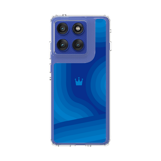 スリムプロテクションケース［ CASEPLAY Winding Pattern - Blue ］