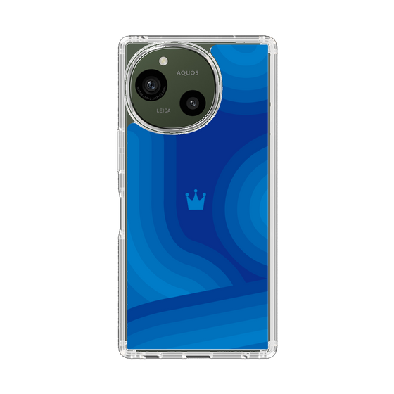 スリムプロテクションケース［ CASEPLAY Winding Pattern - Blue ］