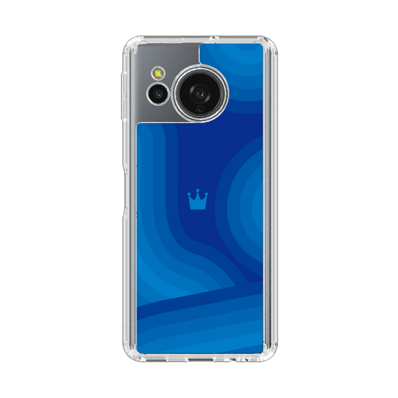 スリムプロテクションケース［ CASEPLAY Winding Pattern - Blue ］