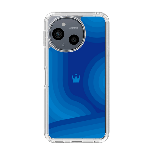 スリムプロテクションケース［ CASEPLAY Winding Pattern - Blue ］