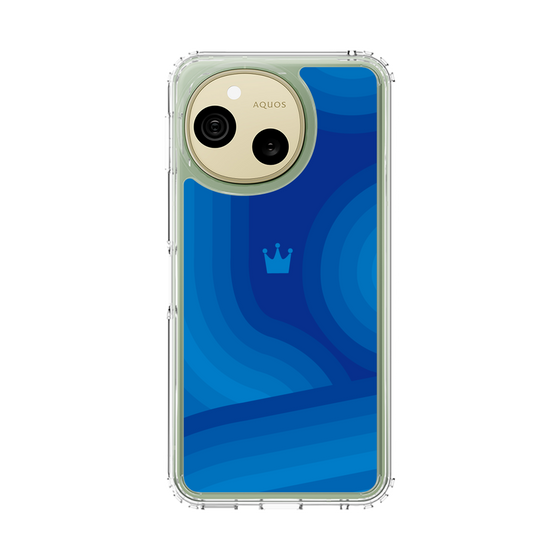 スリムプロテクションケース［ CASEPLAY Winding Pattern - Blue ］