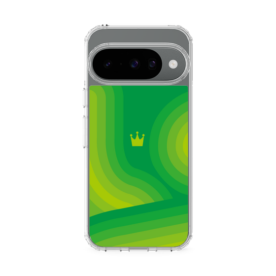 スリムプロテクションケース［ CASEPLAY Winding Pattern - Green ］